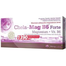 Nutrition Chela Mag B6 Forte Mega Caps, Kapsel, Vitamin B6, Vitamin B9 (folinsyre) Magnesium, Voksen, 250 mg