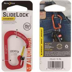 Nite Ize Slidelock Carabiner #3, Rød
