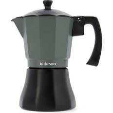 Gris Cafeteras Moka Bidasoa Italian 6 Cup