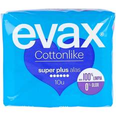 Serviettes hygiéniques Cottonlike Compresas Super Plus Alas 10 U