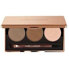 Poudres à sourcils Nude by Nature Natural Definition kit sourcils parfaits teinte 02 Brown 3x2 g