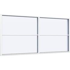 2-lags glas Faste vinduer Sparvinduer FK0204 Træ Fast vindue Vindue med 2-lags glas 160x120cm