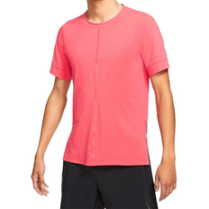 Hombre - Yoga Tops Nike Yoga Dri-Fit T-shirt Men - Light Fusion Red/Black