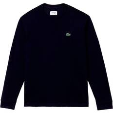 Lacoste blue t shirts Lacoste Crew Neck Pima Cotton Jersey T-shirt - Navy Blue