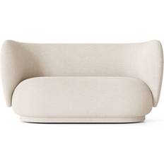 ferm LIVING Rico Bouclé Off-White Sofa 150cm 2 personers