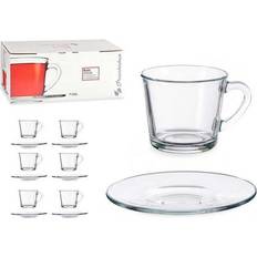 Kaffekoppar i glas Pasabahce Basic Kaffekopp 19cl 6st