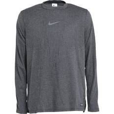 Nike pro dri fit long sleeve Nike Pro Dri-FIT ADV Long-Sleeve Top Men - Black/Iron Grey