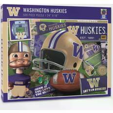 Jigsaw Puzzles YouTheFan Washington Huskies Retro Series 500 Pieces