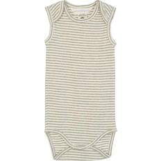 Serendipity Baby Tank Stripe Body - Sage/Offwhite (3646)