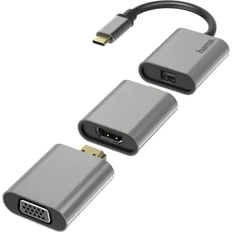 Hama USB C-Mini DisplayPort/HDMI/VGA