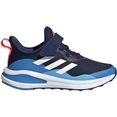 Adidas Kid's FortaRun Elastic Lace Top Strap - Dark Blue/Cloud White/Bright Blue