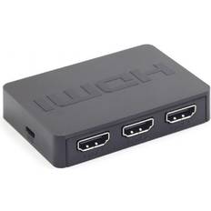 Hdmi 4k ultra hd switch Gembird 3HDMI-HDMI F-F Adapter