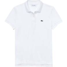 Lacoste Damen Poloshirts Lacoste Women's Petit Piqué Polo Shirt - White