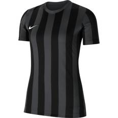 NIKE Division IV Striped Short Sleeve Jersey Women - Anthracite/Black/White