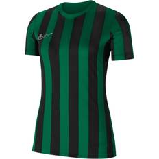 Dam - Fotboll - Gröna T-shirts Nike Division IV Striped Short Sleeve Jersey Women - Pine Green/Black/White