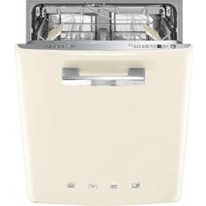 Smeg 60 cm - Fully Integrated Dishwashers Smeg DIFABCR Beige, White