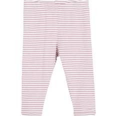 Baby Stripe Rib Leggings - Lilac/Offwhite (M105)