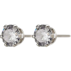 Edblad Crown Studs - Silver/Transparent