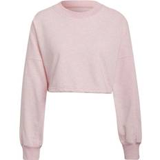 Adidas Women's Sportswear Studio Lounge Summer Crew Sweatshirt - Botanic Pink Mel