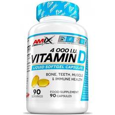 Mejora la función muscular - Vitamina D Vitaminas y Minerales Amix Vitamin D 4000Iu 90 pcs