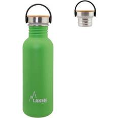 Bambou Gourdes Laken Stainless Steel Bottle Basic Steel Bamboo Water Bottle