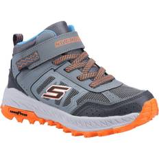 Skechers Boys Fuse Tread Trekor Leather Walking Boots - Grey/Charcoal