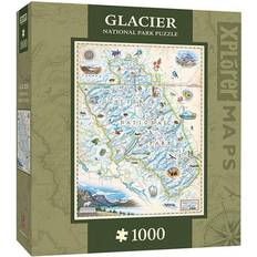 Masterpieces Xplorer Maps Glacier 1000 Pieces