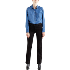 Levi's 314 Shaping Straight Jeans Donna - Black/Black