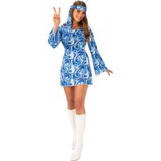 Womens Flower Power Hippy Costume