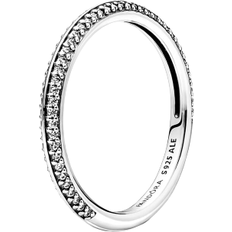 Pandora Me Pavé Ring - Silver/Transparent