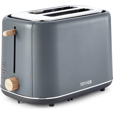 Tower Scandi 2 Slice Toaster Grey