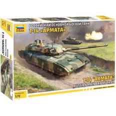 Model tank Zvezda Plastic model Armata T-14 main battle tank