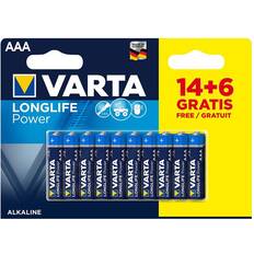 Varta longlife aaa Varta Longlife Power Alkaline AAA LR03 20-pack