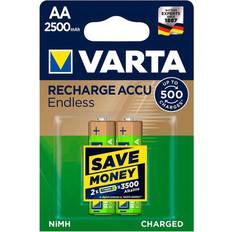 Varta recharge aa Varta Rechargeable Accu Endless AA 2500mAh 2-pack