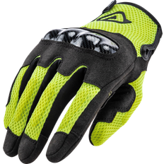 Suitable for Motocross Motorcycle Gloves Acerbis Ramsey My Vented, Black/Neon Adult