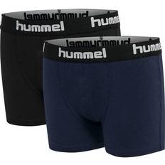 Hummel Boxer Shorts Children's Clothing Hummel Nolan Boxers 2-pack - Black Iris (214189-1009)