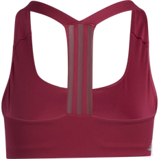 adidas Powerimpact Training Medium-Support Plus Size Sports Bra - Legacy Burgundy