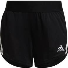 Mesh Broeken Adidas Aeroready Training 3-Stripes Knit Shorts Kids - Black/White