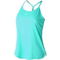 Fitness & Gym - Turquoise Tank Tops Nike Dri-FIT One Elastika Standard Fit Tank Top Women - Washed Teal/White