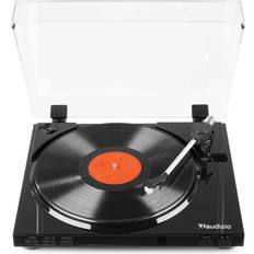 Audizio Platine vinyle haut de gamme RP310 Noir, retour automatique, 2 vitesses