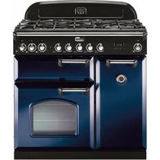 92.5 cm Cuisinières Falcon Classic Deluxe 90 gas Blue, Chrome