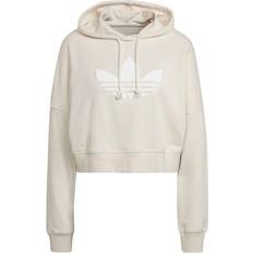 adidas Women's Originals Cropped Hoodie - Wonder White