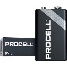 Duracell Procell 6LR61/9V Piles alcalines 673mAh 10 Pcs