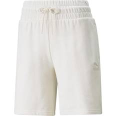 Puma Pantalón Corto High Waist Blanco - White