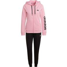 Donna - Rosa Tute intere Adidas Essentials Logo French Terry Track Suit Women - Light Pink/Black