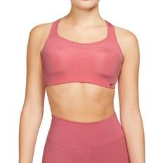 Nike alpha sports bh Nike Alpha High-Support Padded Keyhole Sports Bra - Gypsy Rose/Pomegranate/Pomegranate