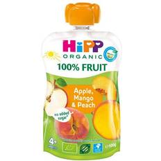 Mango Barnmat & Ersättning Hipp Fruit Squeeze Apple, Mango & Peach 100g