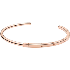 Pandora Signature I-D Bangle - Rose Gold