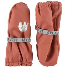 9-12M Fäustlinge CeLaVi Padded PU Mittens - Redwood (1405-452)