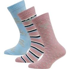 Nylon Strømper Hummel Alfie Socks 3-pack - Woodrose (214549-4852)